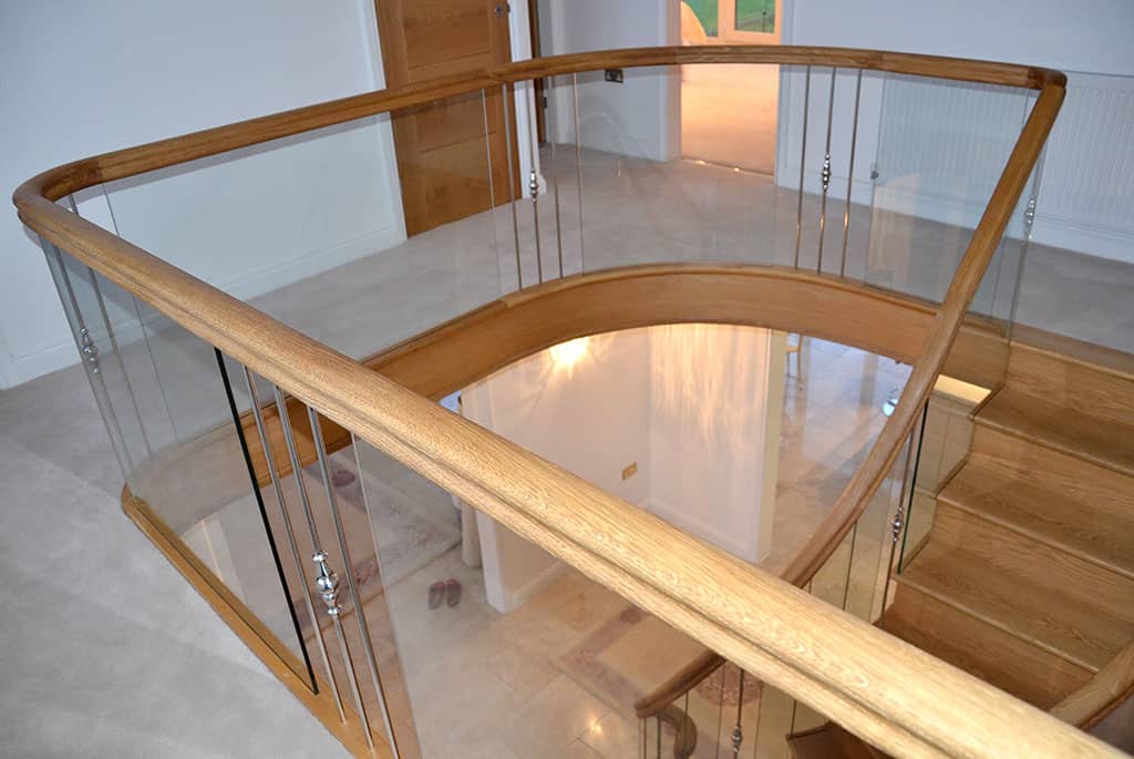 Timber and Glass Staircase 4