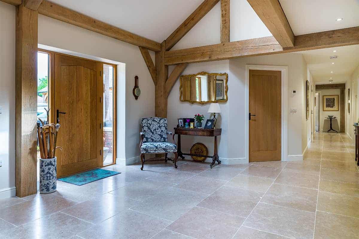 Oak Frame Home Entrance Hallway